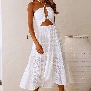 BEEN GOOD MAXI DRESS WHITE